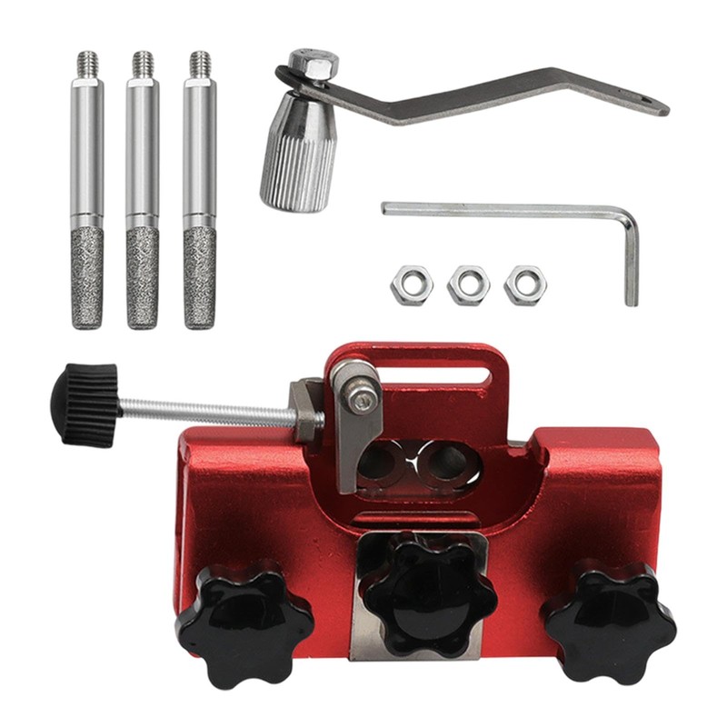 Chain Saw Sharpener | Chainsaw Sharpening Jig Kit with 3
