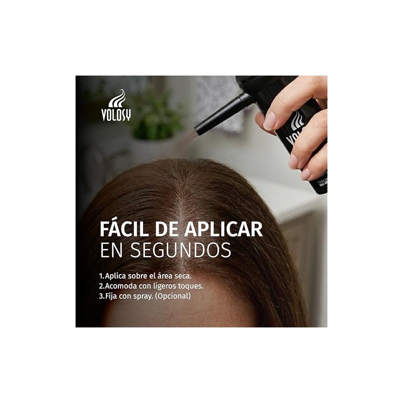VOLOSY - Microfibras Capilares de Queratina Unisex | Densificador Capilar