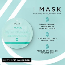 IMAGE Skincare I MASK Hydrating Hydrogel Sheet Mask (5 pack), 0.6 oz.