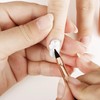 BLUESKY Gel Nail Art Brushes, 5 Pieces Fine Tip Angled