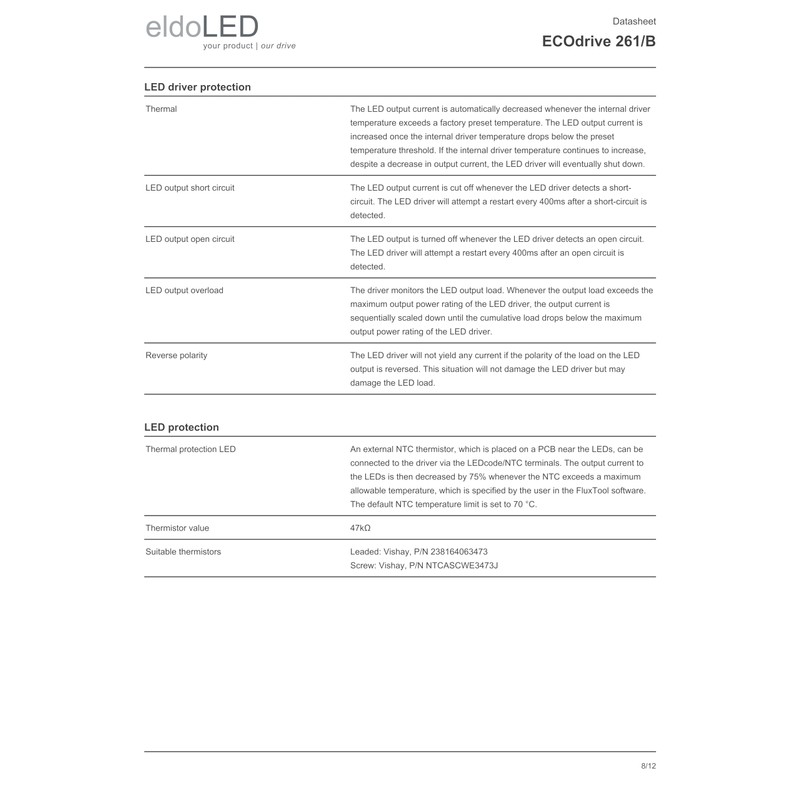 eldoLED | EC0261B2 ECOdrive 261/B 20W 0-10V LED Driver with