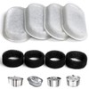Cat Water Fountain Filter Compatible with Stainless Steel Dispenser, Efficient