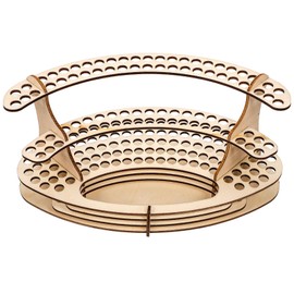 TEHAUX Wood Pen Holder, 105-Slots Pen Stand DIY Pen Display Stand Rack Vertical Pencil Holder Pen Organizer Makeup Brush Rack Eyebrow Pen Stand Fountain Pen Holder for Home Office