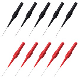 10 Pieces Test Back Probe Pin,Multimeter Test Leads Power Back Probe Pin 0.7mm Wire Piercing Electrical Insulation Non-Destructive Stainless Steel Pin Multimeter Probes Car for Automotive Tester Kit