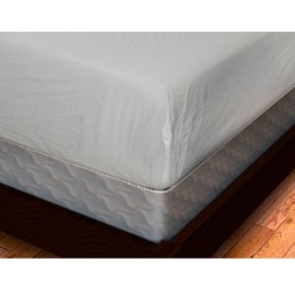 Plastic Mattress Protector Fitted Twin XL, Waterproof Vinyl Mattress Cover, Heavy Duty Mattress Encasement by Royal Mystique