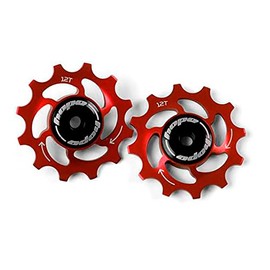 Hope 12 Tooth Jockey Wheels - Pair Red