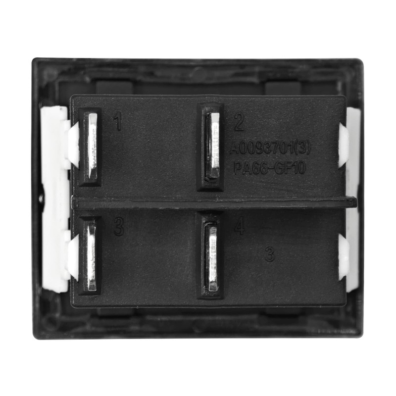 2PCS HY12-9-7 On/Off Push Button Switch - 4 Pins, 20A