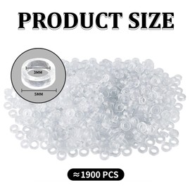 YSJCHEBS 2 Packs Fishing Latex Rubber Band Sets for Bait Fishing, Bait Straps, Bait Straps for Fishing, Carp Fishing Hooks, Bait Elasticity, Bait Elasticity