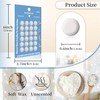 Taper Candle Sticky Dots - White Wax Candle Adhesive Dots
