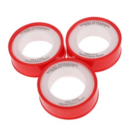 TEHAUX 10pcs Ptfe Thread Seal Tape for Plumbing Acid Alkali Resistant Sealing Tapes Leak Connection for Water Gas Fittings and Practical Use for Plumbers
