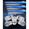ECCPP M12x1.25 Wheel Lug Nuts 20pcs Chrome Lug Nuts 1.5"(38mm)
