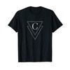 Letter C / Initial or Monogram C on Cool Geometric