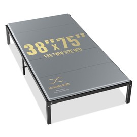 JASMINELOVER Bunkie Board Twin Size 38"x75" Bed Boards for Under Mattress - Heavy Duty Reinforced Wood Support Board with Anti-Sag Design, Fits Metal Frames/Platform Beds/Sleeper Sofas