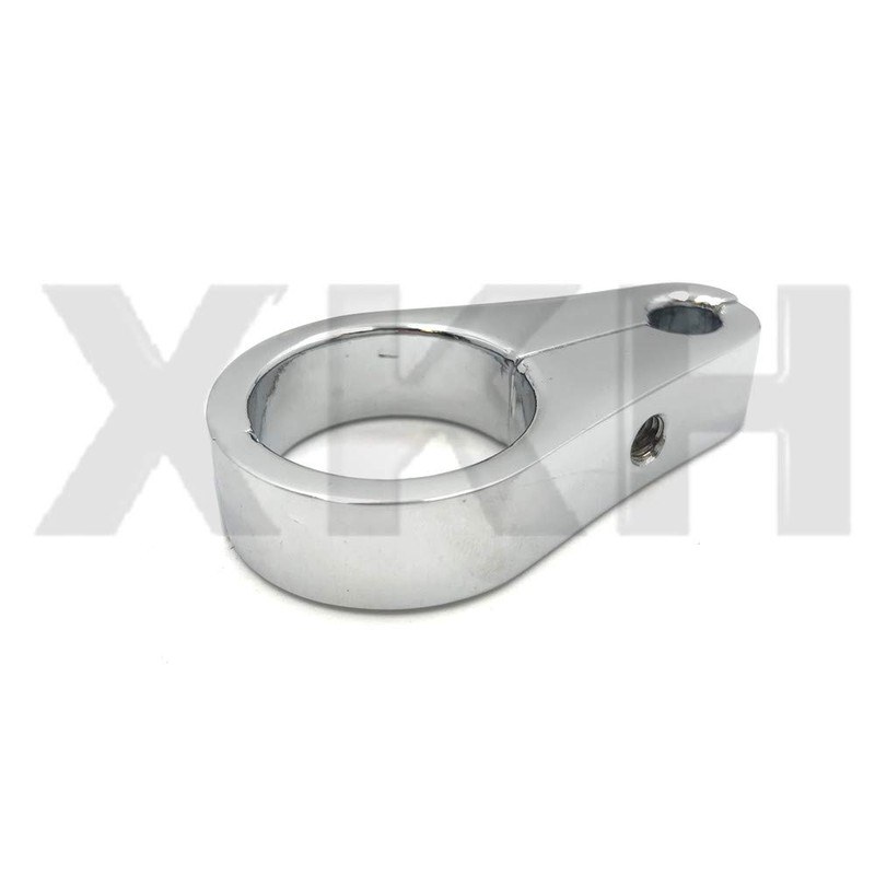 SMT- 25mm 1" Chrome Brake Line Clutch Cable Handlebar Frame