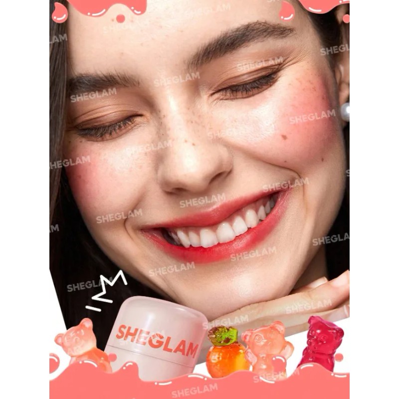 Sheglam Rubor Y Labial Textura Gelatina Frutal-tonos Tono Del Maquillaje