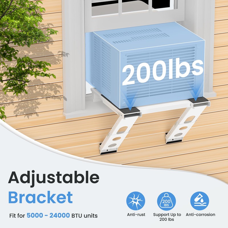 Window Air Conditioner Support Bracket Heavy Duty Window AC Mount