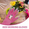 Kisangel 4 Pairs of Cute Garden Toddler Work Garden Work