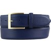 BELTINGER Men's Belt Made of Grained Leather with Quilted Seam,