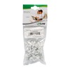 InLine® 44020B Cable Clips 8 mm Round White Pack of
