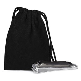 DOCOSS Stainless Steel Nail Cutter Kit For Men and Women Nail Clippers set -Pack Of 2 (Black)