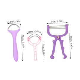 Vaguelly 3Pcs Manual Facial Hair Remover Spring Epilator for Women Upper Lip Hair Removal Tool Random Color for Chin and Cheeks Removal