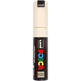 uni-ball Posca PC-8K Broad Chisel Tip Marker - Beige