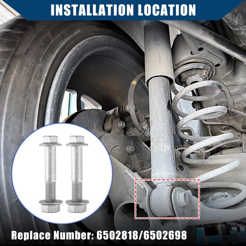 A ABSOPRO NO.6502818 DODG FRONT REAR SHOCK MOUNT & NUT
