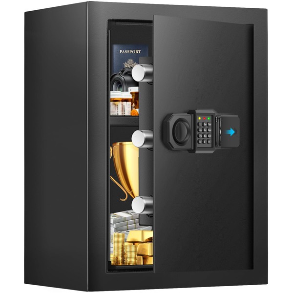2.8 Cuft Home Safes Water and Fireproof, Digital Home Security