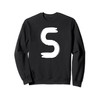 Creative Bold White Letter S - Design - Alphabet -