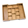 Lipper International 8882 Bamboo Wood Expandable to 18-3/4" Flatware Drawer