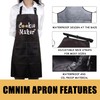 AKTAP Cookie Maker&Cookie Taster Aprons Grandma/Mommy/Daddy And Me Baking Aprons