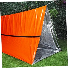 Sosoport Emergency Survival Sleeping Bag Tent Raincoat Set Insulated Thermal Blanket for Outdoor Camping