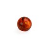 Happy Bomb Amber 0.4 inch (10 mm) Round Beads 3