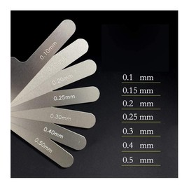 Dental Interproximal Reduction Gauge Ruler Orthodontic gap ruler Tooth Gap Measuring IPR System Stainless Steel Orthodontic Instrument