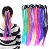 Pack of 14 Colourful Hair Strands Children's Colourful Braided Hair