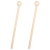 2Pcs Wood Xylophone Mallets, 7.5 Inch Percussion Sticks for Xylophone