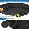 Upgraded Non-Expanding Garden Hose, 100ft Flexible Water Hose with 10