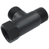 Hordion T Valve Adapter, G1/2" 3 Way Diverter Hose Fitting