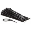 Perel Nylon Cable Ties Set 4.6 x 200 mm Black