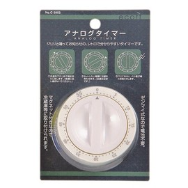 Pearl Metal C-3952 Analog Timer, 60 Minutes