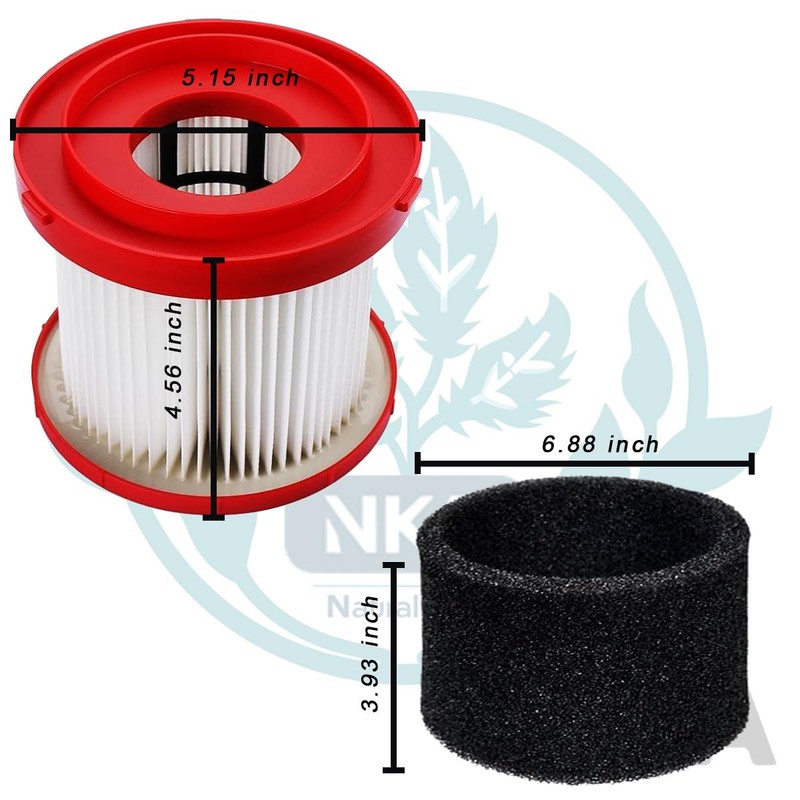 1 Pack 49-90-1900 HEPA Filter Replacement for Milwaukee M18 0780-20/0880-20