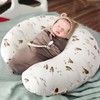 GRSSDER Nursing Pillow Cover, Stretchy Soft Minky Breast Feeding Pillow