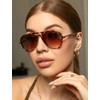 Jefs Sunglasses, Leopard style, Brown Lenses, Classic Design