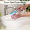 Cepillo de uñas para limpiar las uñas, mango de agarre,