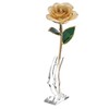 Gold Rose 24K Gold Plated Rose Gift Ornament for Birthday