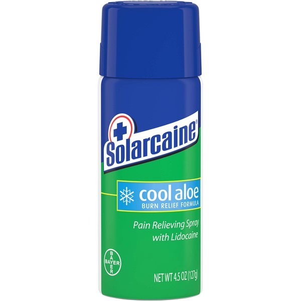 olarcaine Cool Aloe Burn Relief Spray - 4.5 oz, Pack of 2 by Solarcaine