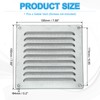 PATIKIL 8x8 Inch Aluminum Vent Cover, Screen Air Grille Ventilation