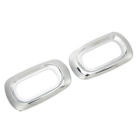 Pair Side LED Marker Light Covers Chrome Bezels Waterproof Heat Resistant Self Adhesive for CRV 20022006