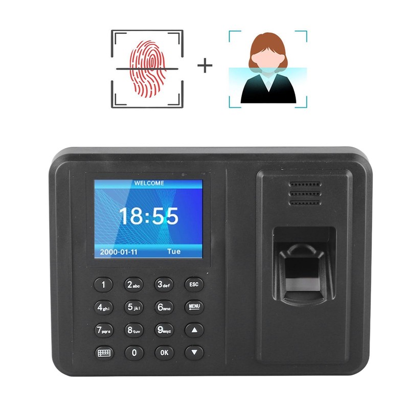 Fingerprint Attendance Machine Time Clock Punch Machine Office Time Card
