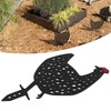 Chicken Hen Stake Hollow Animal Shape Decoration Outdoor Garden Lawn